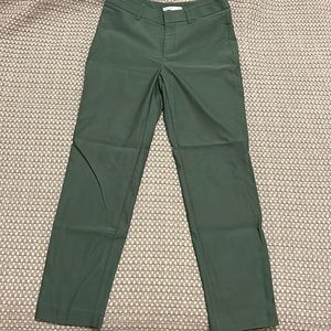 Nine West Green Slim Ankle Pants